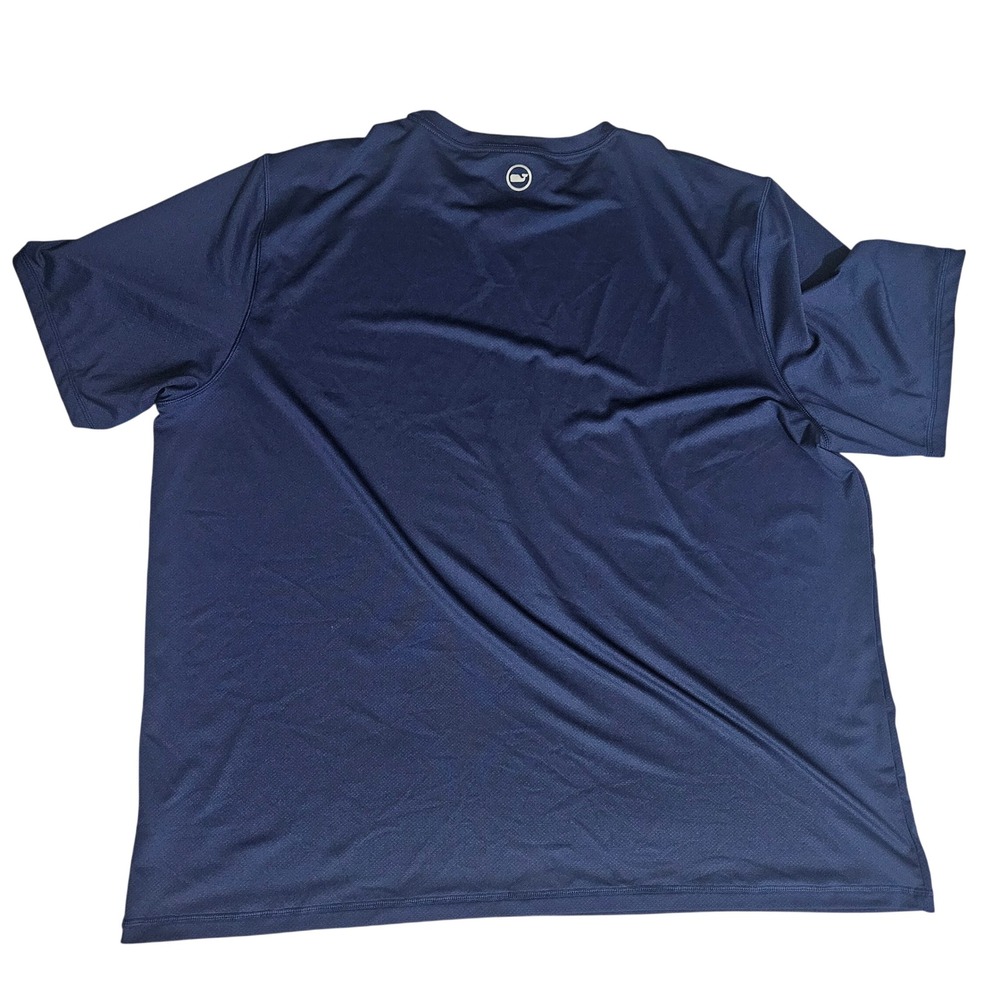 Vineyard Vines Performance Shirt Mens XXL Blue Short Sleeve Activewear Tee